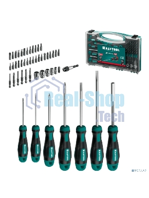 Набор отверток и насадок 50 шт KRAFTOOL X-Drive-50