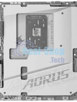 Материнская плата Gigabyte B850 AORUS STEALTH ICE, AM5, AMD B850, 4xDDR5, 2xSATA, 4xM.2, 1xPCIe 5.0 x16, 1xPCIe 4.0 x4, 1xHDMI, 1x5Gb LAN, Wi-Fi 7, Bluetooth 5.4, 1xUSB-C 10Gbps, 2xUSB-A 10Gbps, 4xUSB-A 5Gbps, 4xUSB-A 2.0, 2x3.5 мм, 7.1, ATX