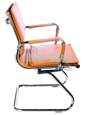 Кресло Бюрократ CH-993-Low-V/Camel светло-коричневый, экокожа, 120 кг, механизм качания, низкая спинка