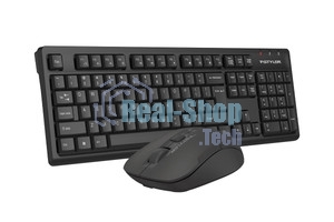 Комплект клавиатура+мышь A4Tech FStyler FG1200 беспроводной, USB, чёрный