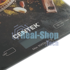 Весы кухонные Centek CT-2462 серебристый