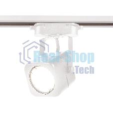 Трековый однофазный светильник со сменной лампой Ambrella light GL5107 WH белый GU10 max 12W