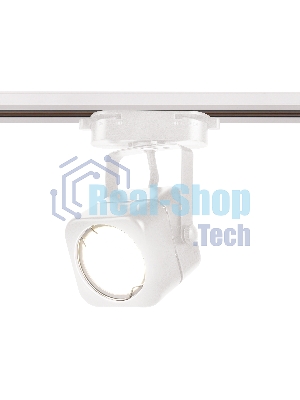Трековый однофазный светильник со сменной лампой Ambrella light GL5107 WH белый GU10 max 12W