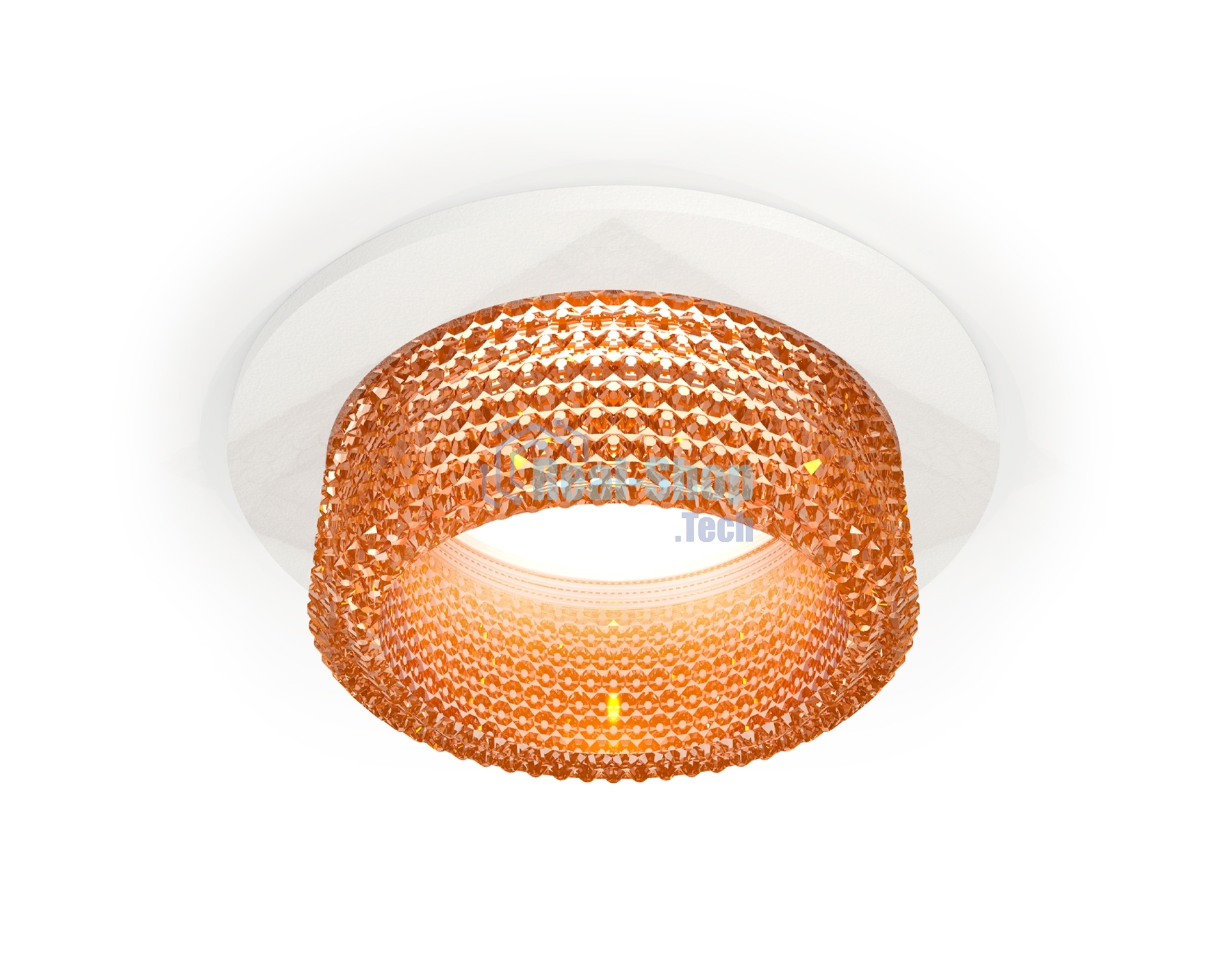Комплект встраиваемого светильника Ambrella light XC6512044 SWH/CF белый песок/кофе MR16 GU5.3 (C6512, N6154)