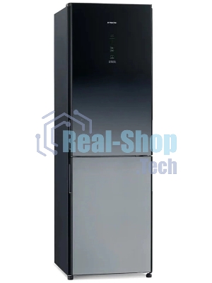 Холодильник Hitachi R-BG410PUC6X XGR серый двухкамерный 215/105л морозилка снизу, No Frost