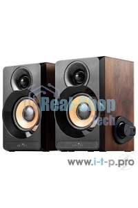 Акустическая система Oklick OK-161 2.0 темное дерево 6Вт