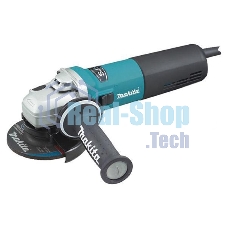 Угловая шлифовальная машина Makita 9565CR ф125мм, 1400Вт, 12000об\м, 3.5кг, кор, муфта SJS, плавный пуск, anti-restart