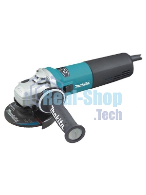 Угловая шлифовальная машина Makita 9565CR ф125мм, 1400Вт, 12000об\м, 3.5кг, кор, муфта SJS, плавный пуск, anti-restart