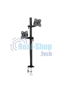 Настольное наклонно-поворотное крепление Kromax OFFICE-5, для 2-х LCD мониторов 13