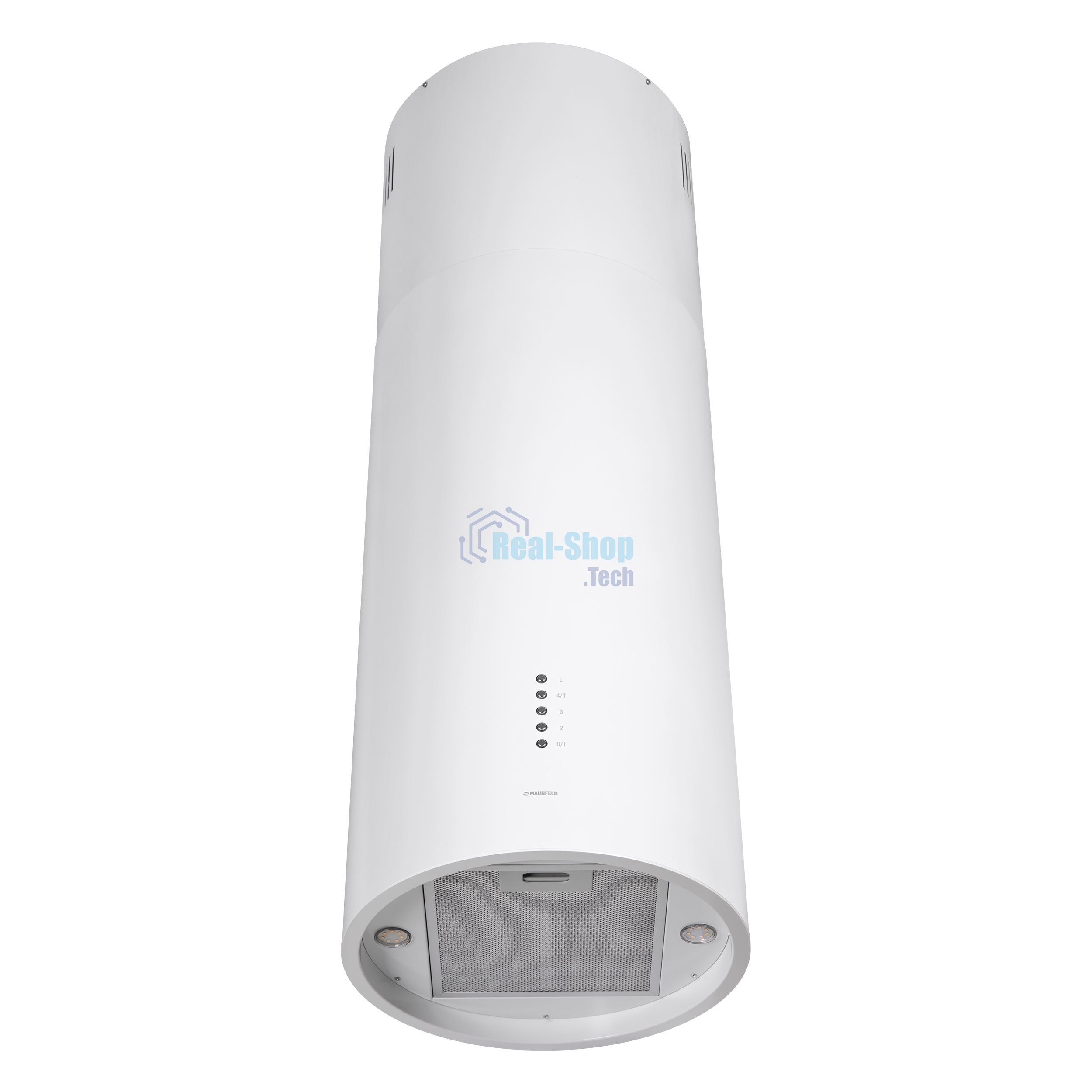 Вытяжка островная Maunfeld Lee Isla 39 белый, 38 см, 1000 куб. м/ч, 52 дБ