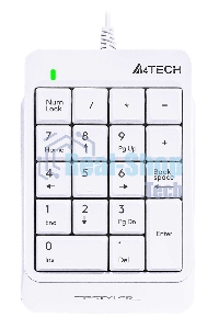 Числовой блок проводной A4Tech Fstyler FK13P, USB, белый