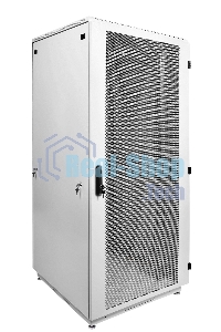 Шкаф телекоммуникационный напольный 42U (800x1000) дверь перфорированная (3 места), ШТК-М-42.8.10-4ААА