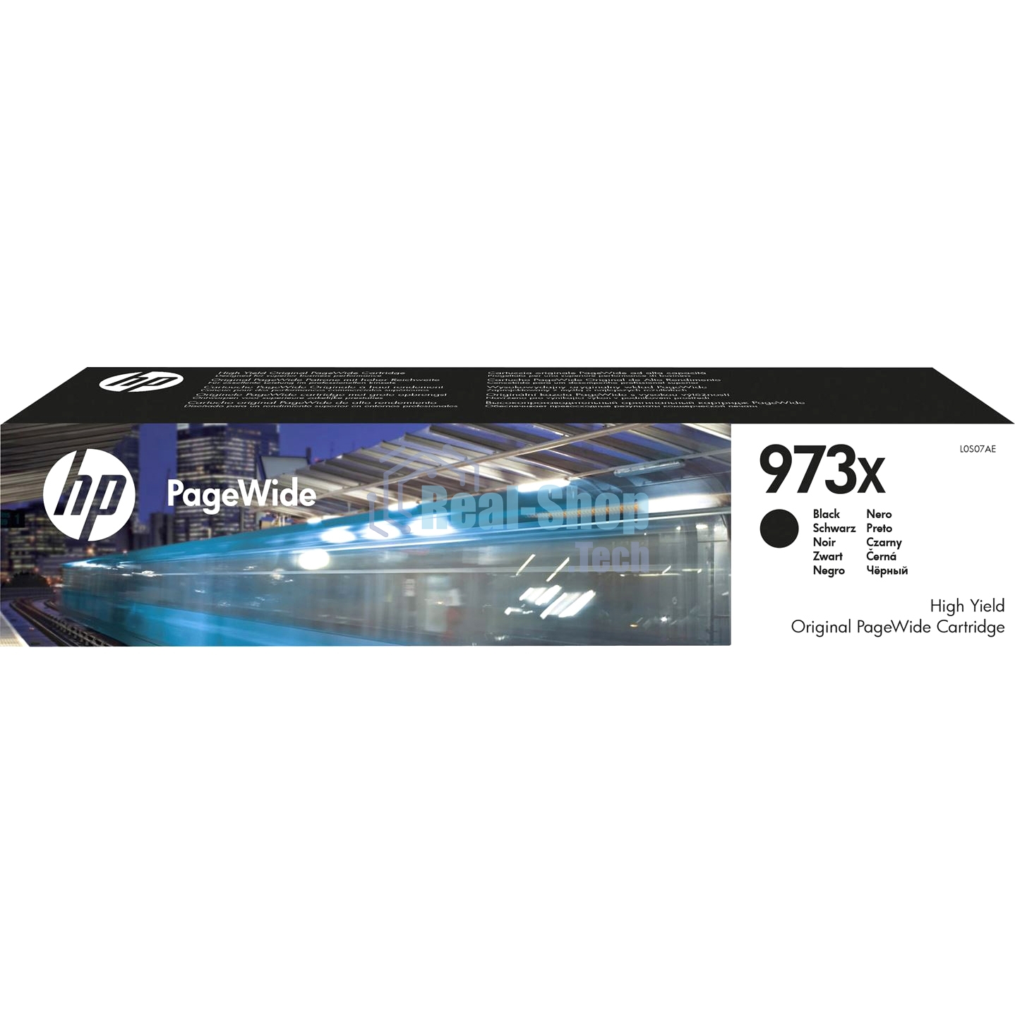 Картридж струйный HP 973XL L0S07AE черный для HP PW Pro 477dw/452dw 10000 стр.