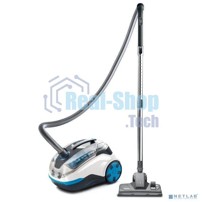 Пылесос Thomas DryBOX+AquaBOX Parkett белый/синий, 325/1700Вт, уборка сухая, пылесборник контейнер 2.6 л