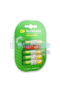 Аккумулятор GP 100AAAHC3/1RGY-2CRCB4 40/400 AAA NiMH 1000mAh (4шт) блистер