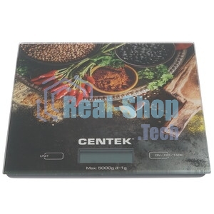 Весы кухонные Centek CT-2462 серебристый