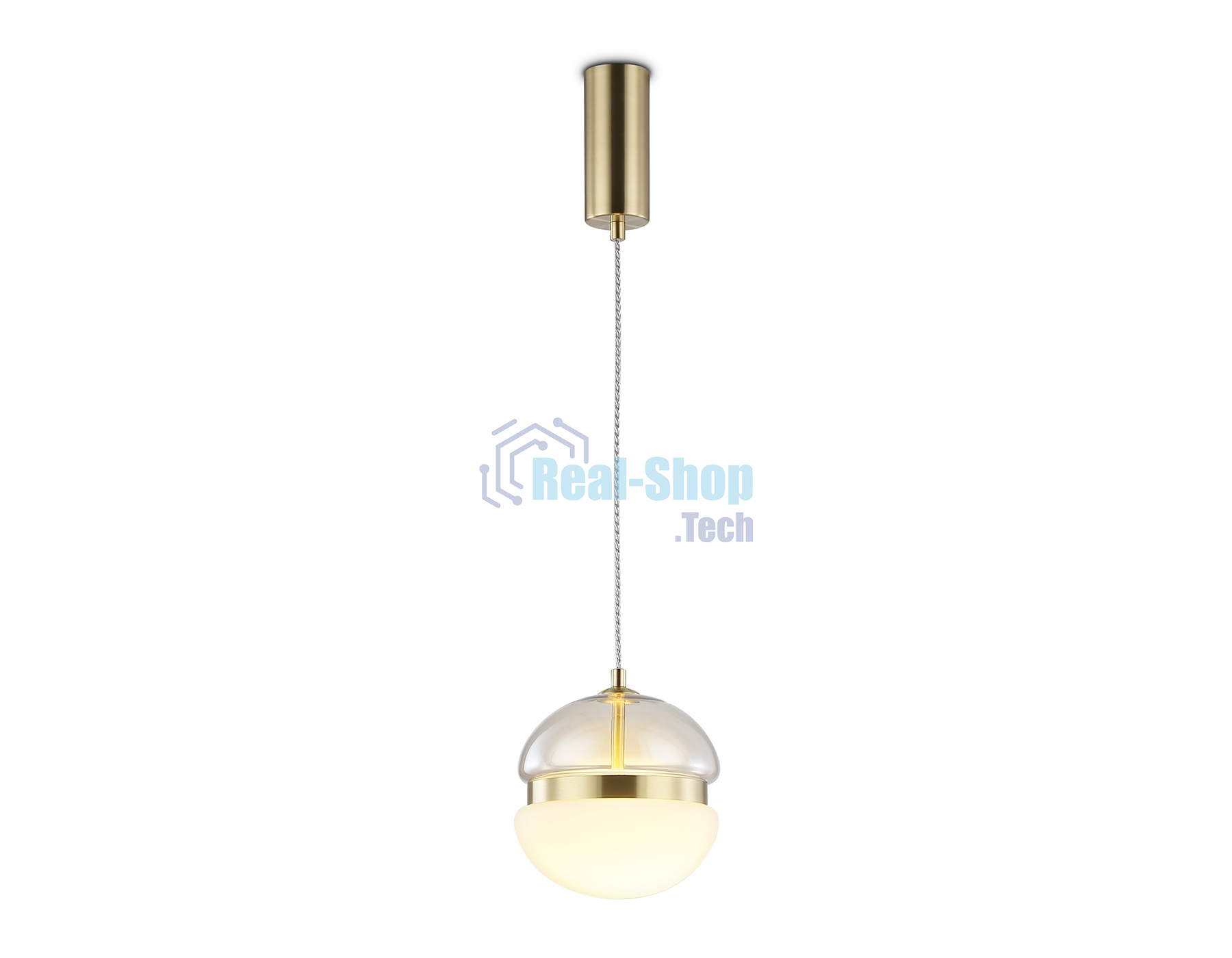 Подвесной светодиодный светильник Ambrella light LH11001 GD/FR золото/белый матовый 20W 3000K D180*200