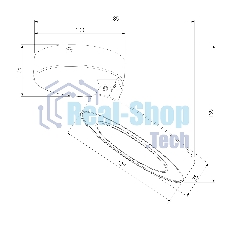Spila белый 12W 4200К (25105/LED)/Светильник накладной белый