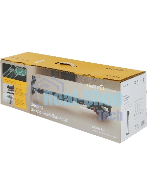 Пылесос вертикальный Deerma DX700 Pro черный, питание от сети, 210 Вт, уборка сухая, пылесборник 0.8 л