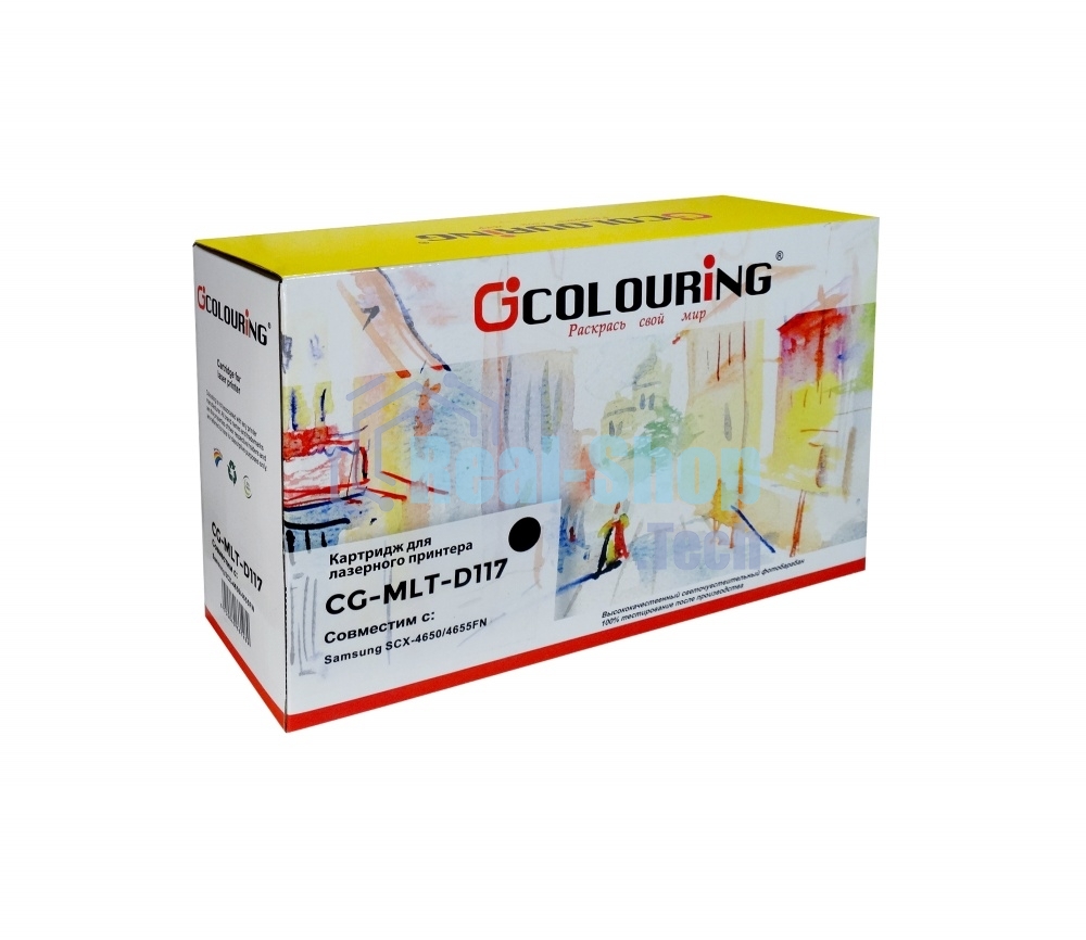 Картридж лазерный Colouring CG-MLT-D117S черный (3000 стр.) для Samsung SCX-4650/4655FN