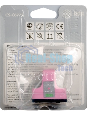 Картридж струйный Cactus CS-C8775 №177 светло-пурпурный (11.4 мл) для HP PS 3213/3313/8253/C5183/C6183/C6283/C7183/C7283/C8183/D7163/D7263/D7363/D7463