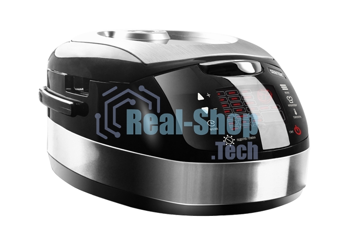 Мультиварка Centek CT-1472 Ceramic черный/сталь, 860 Вт, 5.0 л, LED, 21 программа