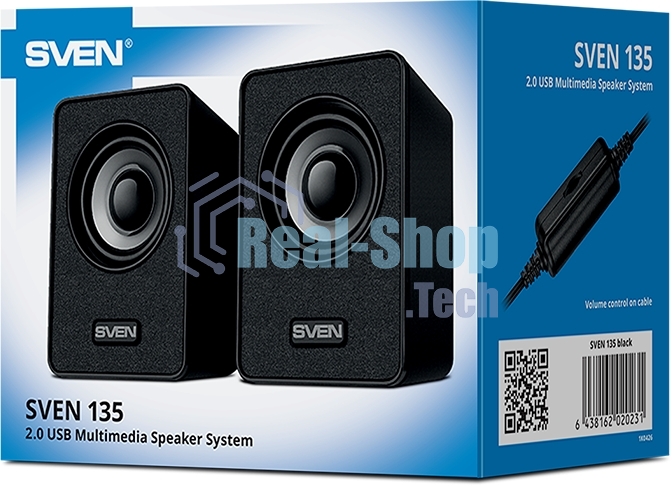 Акустическая система SVEN 135, черный (6 Вт, питание USB)