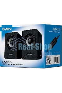 Акустическая система SVEN 135, черный (6 Вт, питание USB)