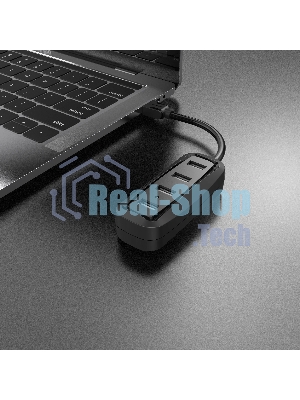 USB-концентратор Vention VAS-J43-B100, USB 2.0, USB 4 порта, USB