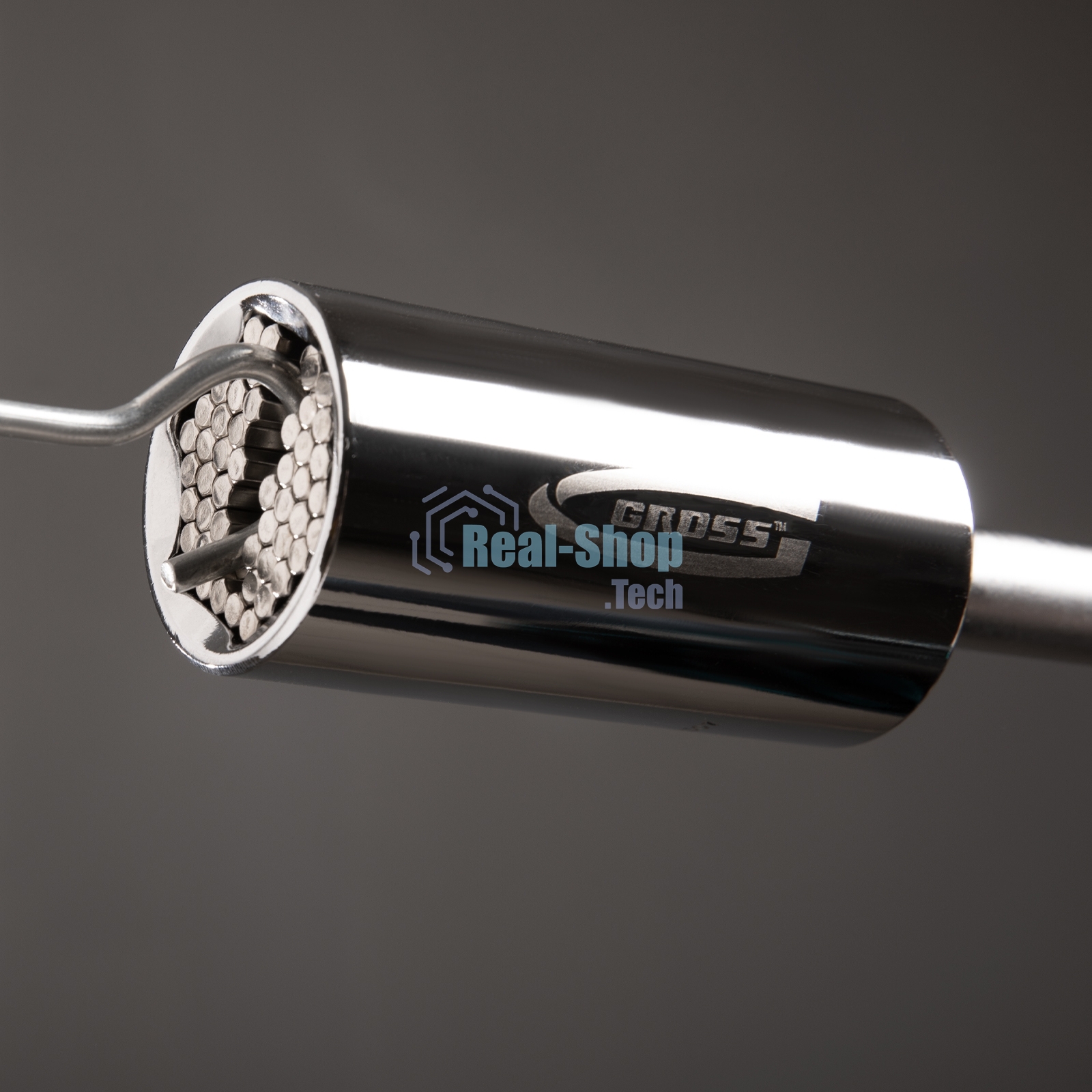 Головка Gross 13190 торцевая многоразмерная (11-32 мм) под квадрат 1/2'' crv хромир.