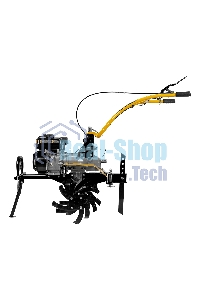 Мотоблок Denzel DPT-370X 7 л.с., диск.сцеп, шир 90 см, глуб 35 см, фрез 3х4, ВОМ, передачи 3В/1Н