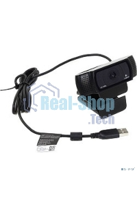 Веб-камера Logitech C920 HD Pro Webcam (Full HD 1080p/30fps, автофокус, угол обзора 78°, стереомикрофон, кабель 1.5м) (арт. 960-000998, M/N: VU0062)