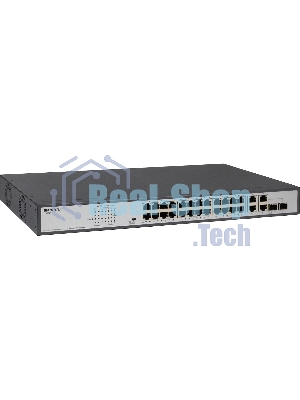 Коммутатор неуправляемый PoE ORIGO Unmanaged Switch 26x1000Base-T (24x1000Base-T PoE), 2xCombo 1000Base-T/SFP, PoE Budget 370W, Long-range PoE up to 250m, 19