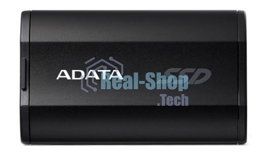 Внешний SSD ADATA SD810, 2TB, USB 3.2 Gen 2x2 Type-C, R/W 2000/2000, черный