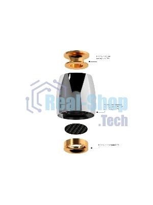 Корпус светильника C1143 PSL серебро полированное D100*80*H100mm MR16 GU5.3