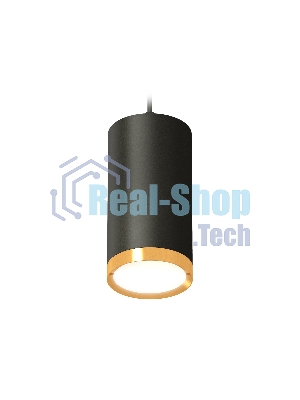 Светильник Ambrella Light XP8162013 SBK/PYG черный песок/золото желтое полированное GX53 (A2333, C8162, N8124)