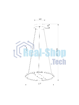 40026/1 LED / подвесной светильник / серый