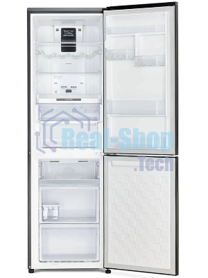 Холодильник Hitachi R-BG410PUC6X XGR серый двухкамерный 215/105л морозилка снизу, No Frost
