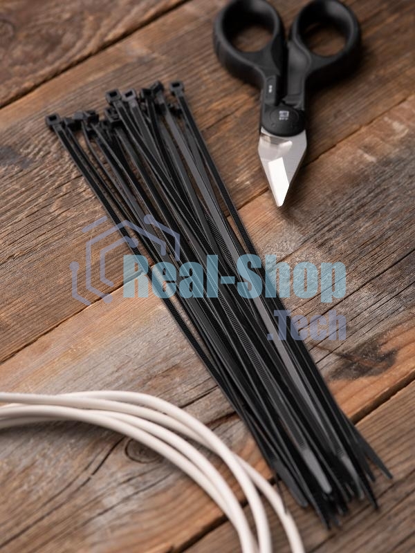 Хомут кабельный 3.6х250 нейл. черный (уп. 100 шт) EKF plc-cb-3.6x250