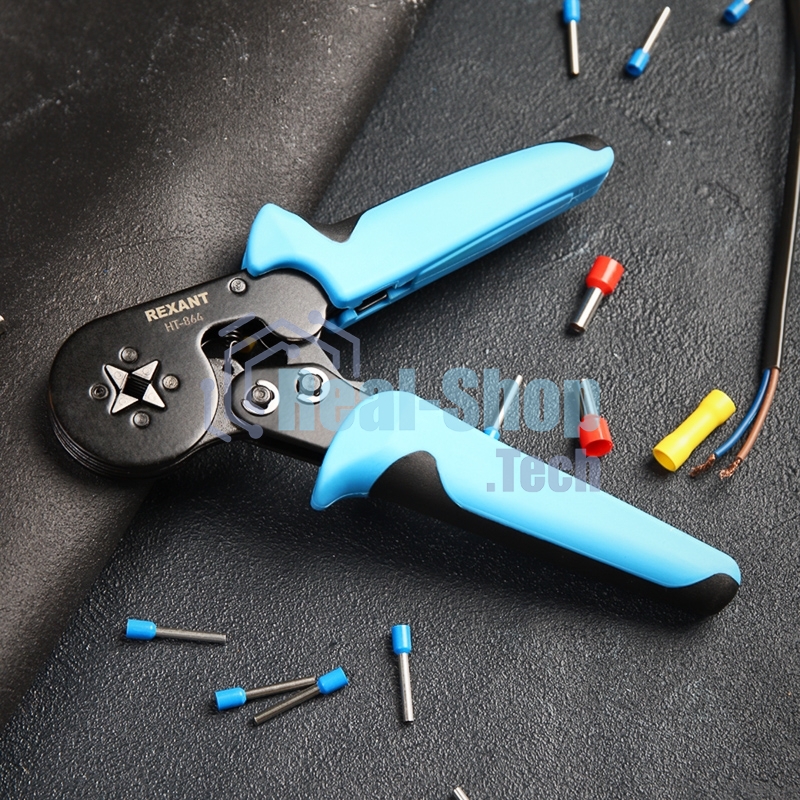 Кримпер Rexant HT-864 для обжима штыревых наконечников 0.25-6.0 мм²