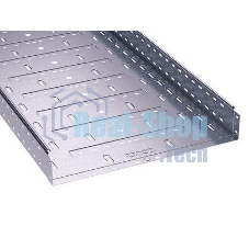 Лоток листовой перфорированный 400х80 L3000 сталь 1мм ДКС 35306