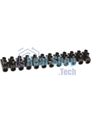 Колодка клеммная Navigator 4х12кв.мм 12пар NTB-UPP-S12-15/BL полипропилен черный