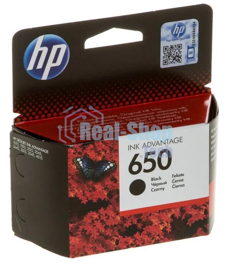 Картридж струйный HP 650 CZ101AE черный для HP DJ IA 2515