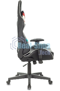 Кресло игровое ZOMBIE Z4, на колесиках, искусственная кожа, черный/красный (viking zombie z4 red)