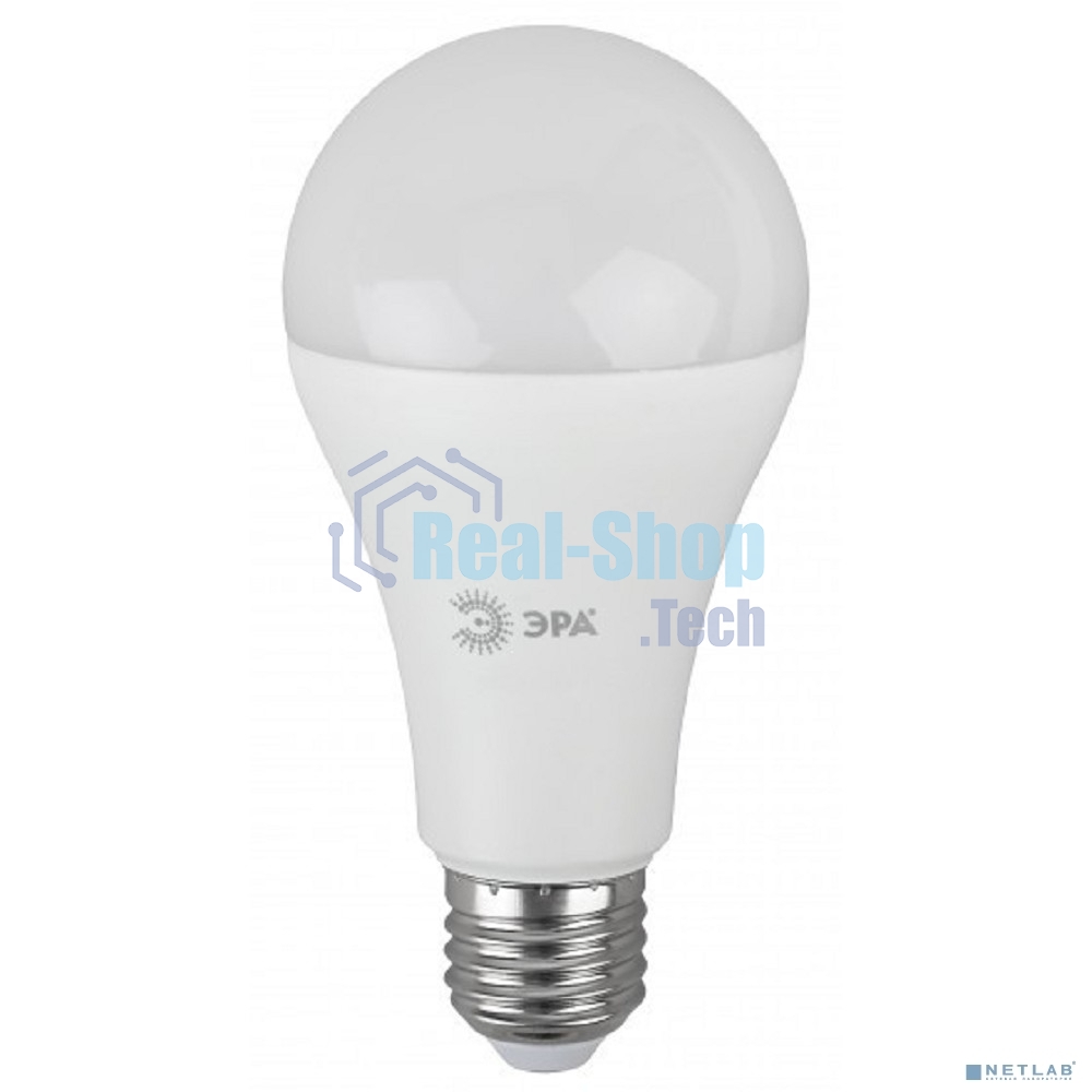 Лампа светодиодная ECO LED A65-25W-840-E27 R (диод груша 25Вт нейтр. E27) (10/100/1200) Эра Б0048010