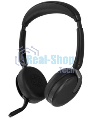Наушники TWS Jabra Evolve2 Buds черный, внутриканальные, Bluetooth + USB-адаптер, активное шумоподавление, до 33 ч