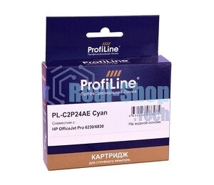 Картридж струйный ProfiLine PL-C2P24AE (№935XL) для принтеров HP OfficeJet Pro 6230/6830 с чернилами на водной основе Cyan