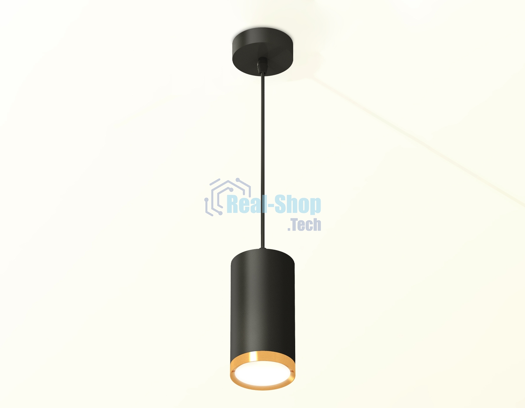 Светильник Ambrella Light XP8162013 SBK/PYG черный песок/золото желтое полированное GX53 (A2333, C8162, N8124)