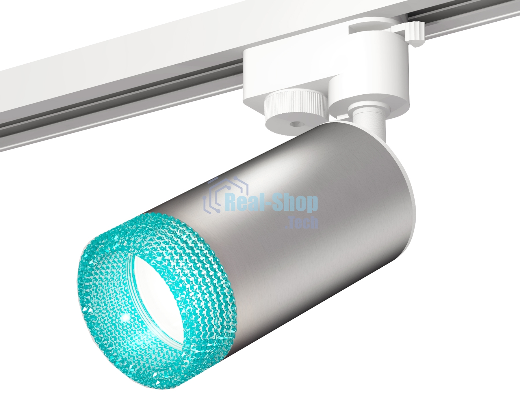 Светильник Ambrella light XT6324002 SSL/SWH/BL серебро песок/белый песок/голубой MR16 GU5.3 (A2520, C6324, N6153)