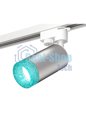 Светильник Ambrella light XT6324002 SSL/SWH/BL серебро песок/белый песок/голубой MR16 GU5.3 (A2520, C6324, N6153)